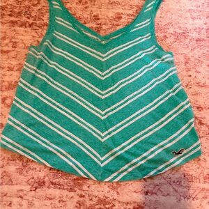 Vintage hollister flowy chevron tank